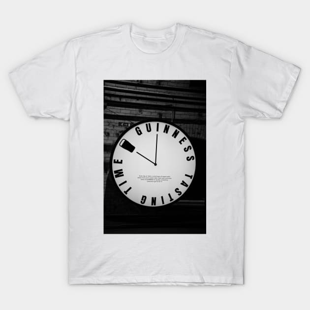 Guinness Tasting Time clock T-Shirt by irishmurr